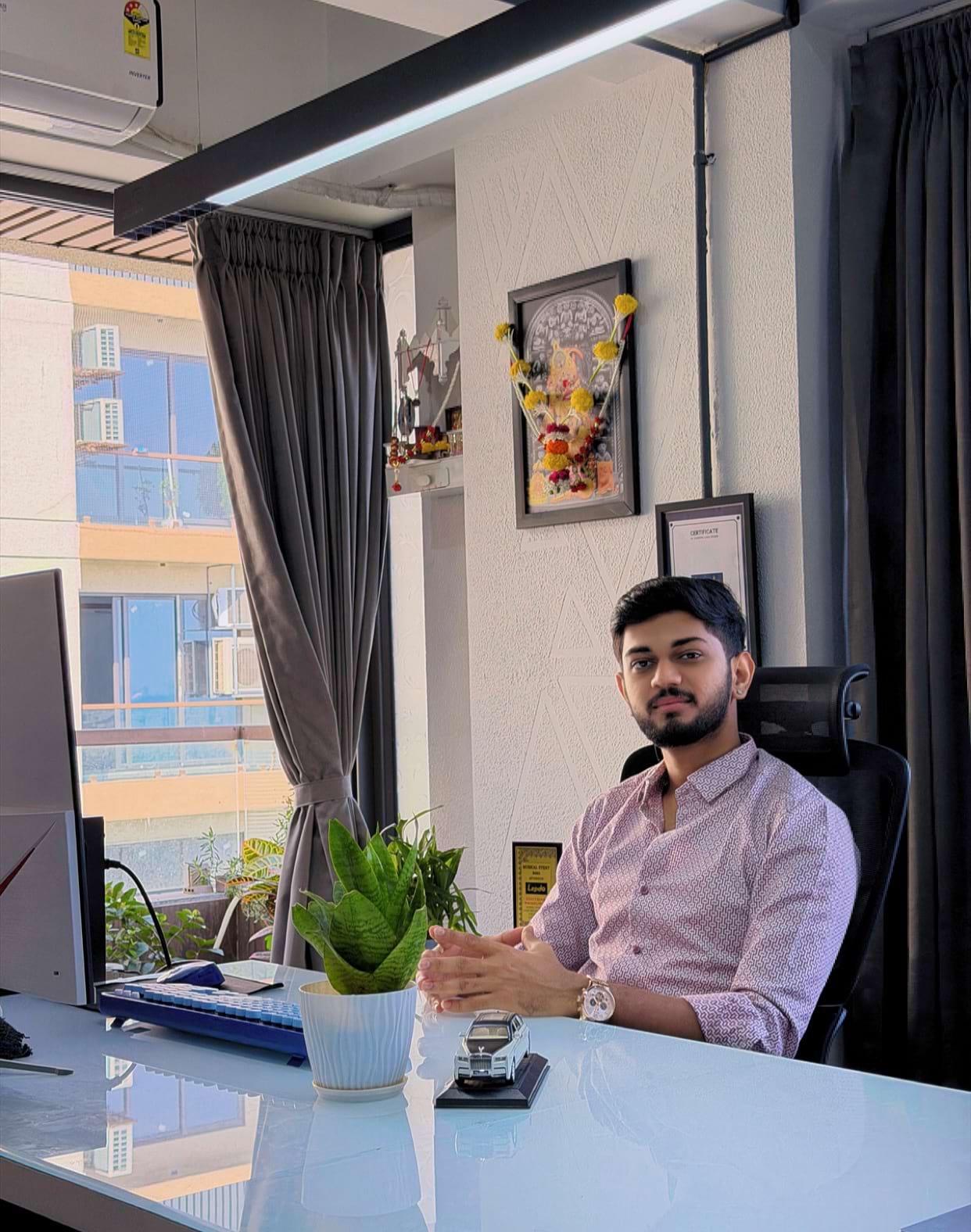 Brijes Pansuriya at the LEPDO office